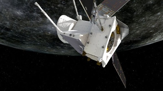 Imagem da espaçonave BepiColombo — (Imagem: Reprodução/ESA) ​  